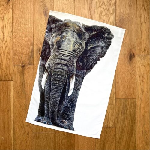 Elephant Tea Towel