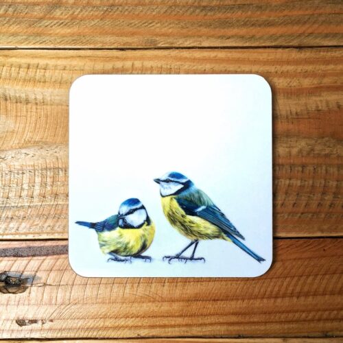 Blue Tits Coaster